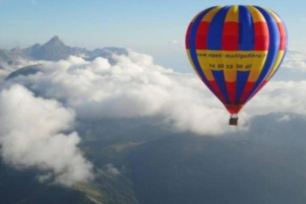 Super Appartement Cocooning Vu Mont Blanc ซาล็องช์ ภายนอก รูปภาพ